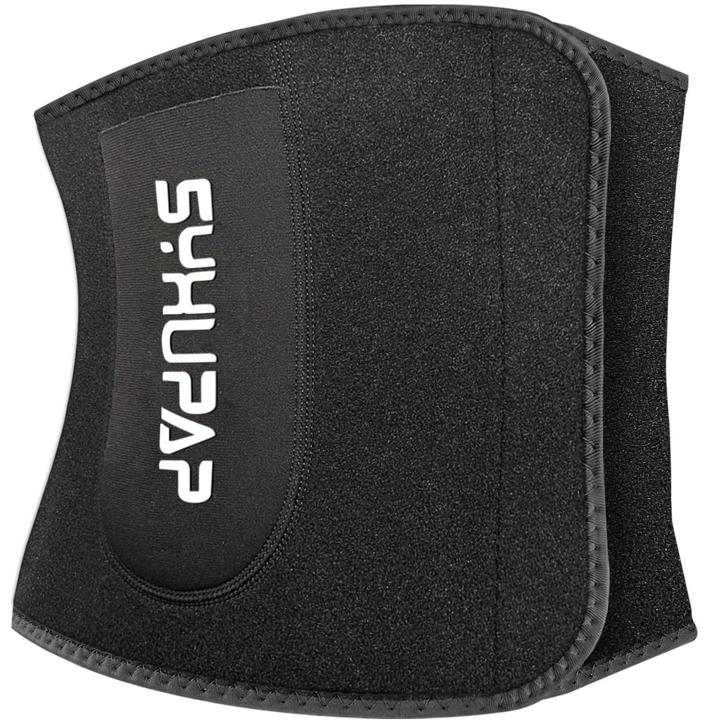 SYXUPAP Waist Trimmer for Women and Men,Waist Trainer for High-Intensity Training & Workouts, Size M Black new
