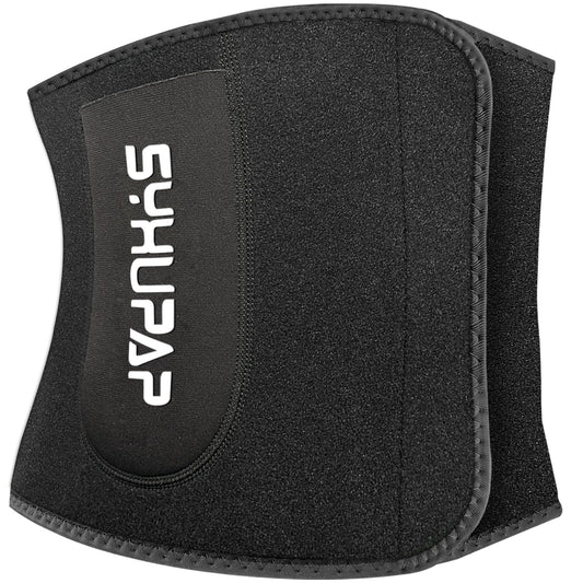 SYXUPAP Waist Trimmer for Women and Men,Waist Trainer for High-Intensity Training & Workouts, Size M Black new