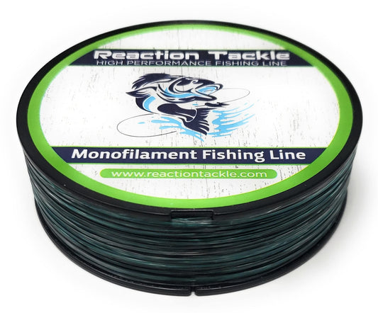 Reaction Tackle Monofilament Fishing Line- Strong and Abrasion-Resistant Nylon Mono Fishing Line, Freshwater and Saltwater Fishing Line Blue Camo 4/3000
