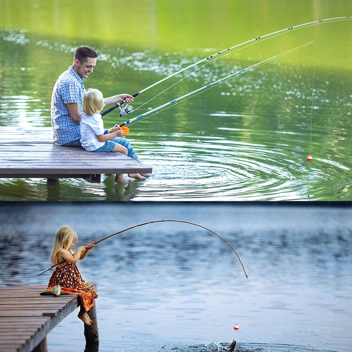 Fishing Bobbers Set Snap Hard ABS on Red/White Fishing Floats Bobbers Push Button Round Buoy Floats Fishing Tackle Accessories Size: 0.5/0.75/1/1.25/1.5/2/2.5 Inch 10pcs-50pcs/lot