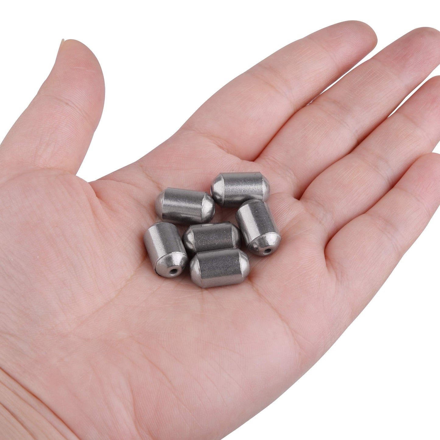 Egg Sinkers Fishing Weights, 15/25pcs Fishing Weights Sinkers Slip Sinkers for Fishing Lines Catfish Weights Bass Casting Sinker Steel Fishing Weights for Freshwater Saltwater Fishing