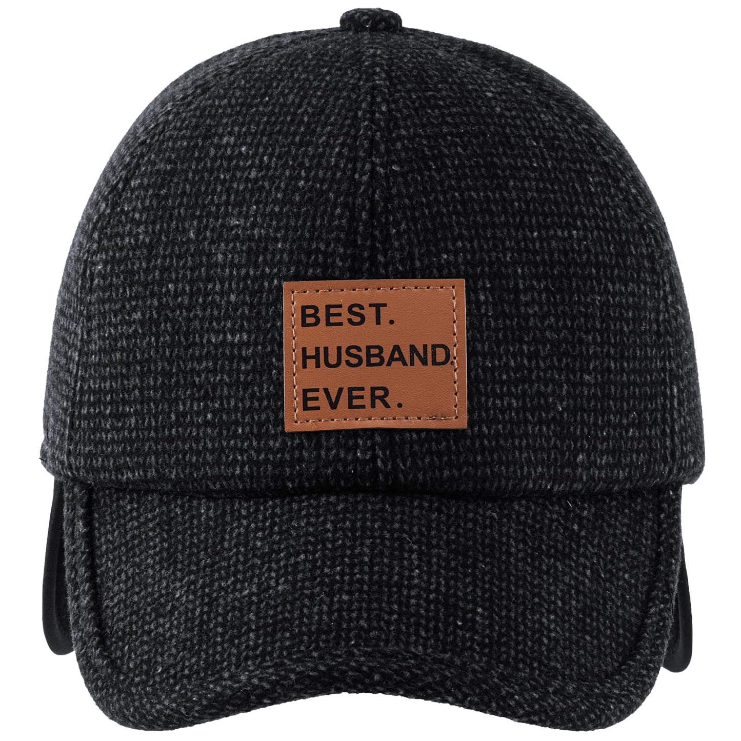 MEINICY Gifts for Husband - Husband Gifts from Wife for Christmas Valentines Day, Brithday, Anniversary Winter Baseball Cap Black