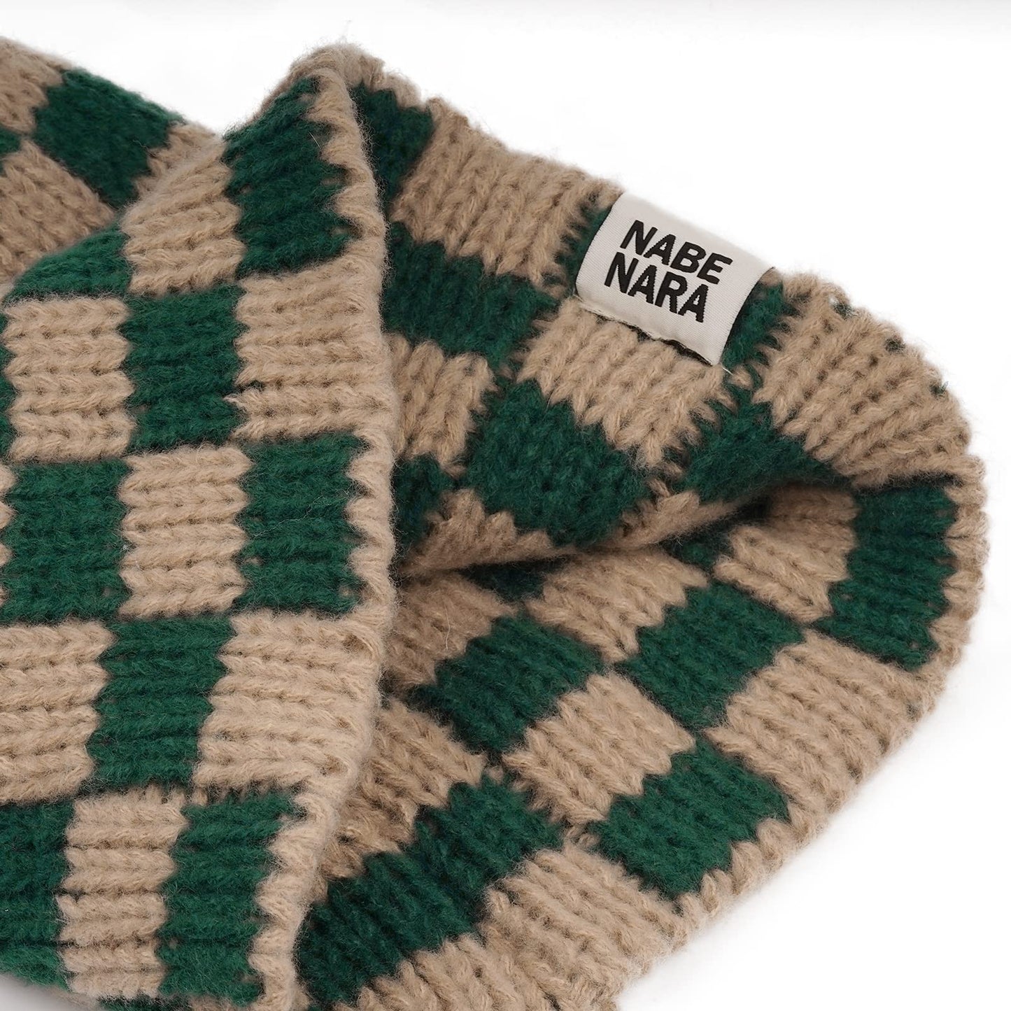 Clakllie Winter Stocking Beanie Hat Foldable Knitted Hats Roll-up Edge Skullcap Stretchy Watch Skating Hat,Khaki/Green