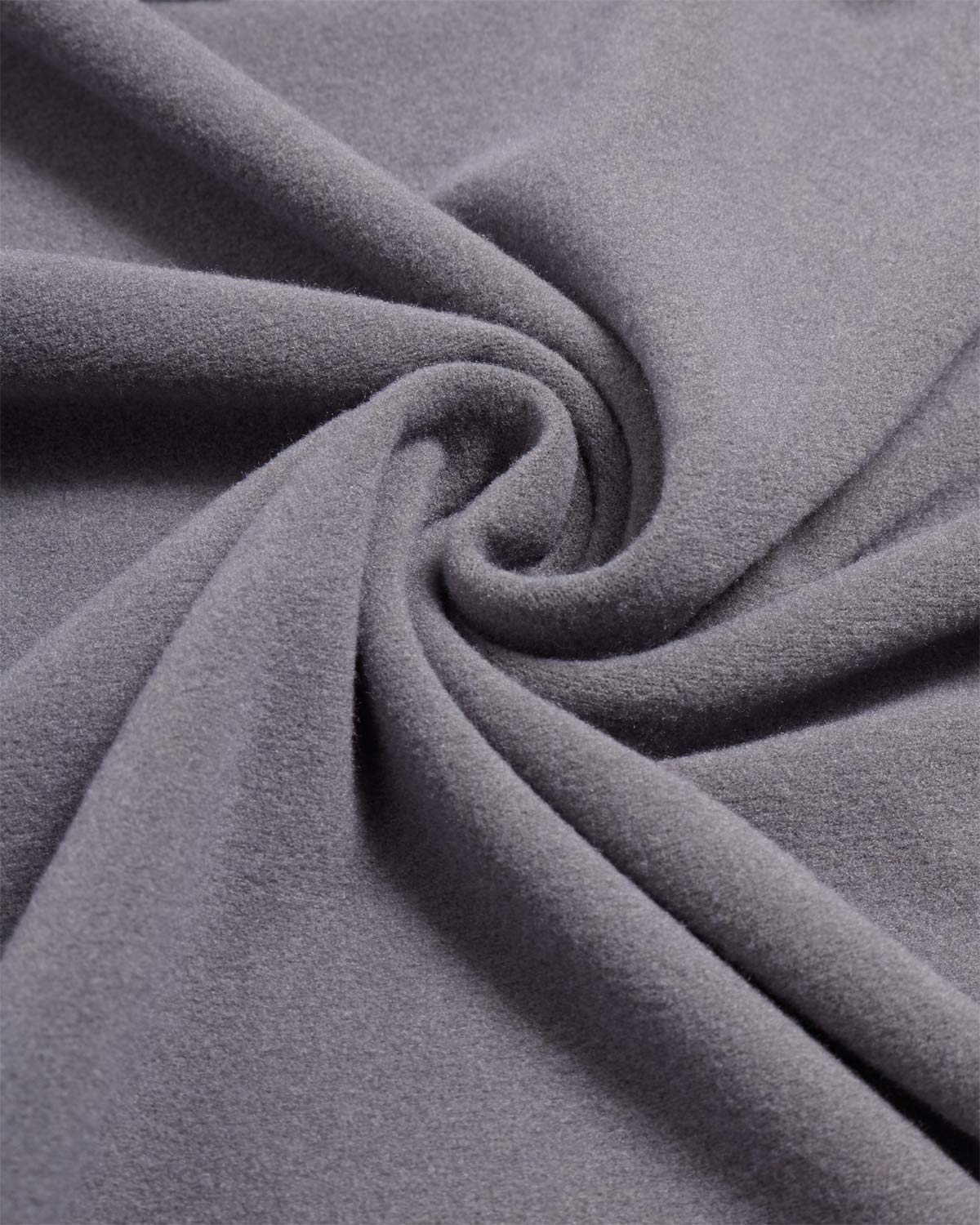 ONLY BOYS Thermal Underwear Set – 2 Piece Brushed Fleece Top and Long Johns (2T-16), Charcoal, Size Medium/8-10