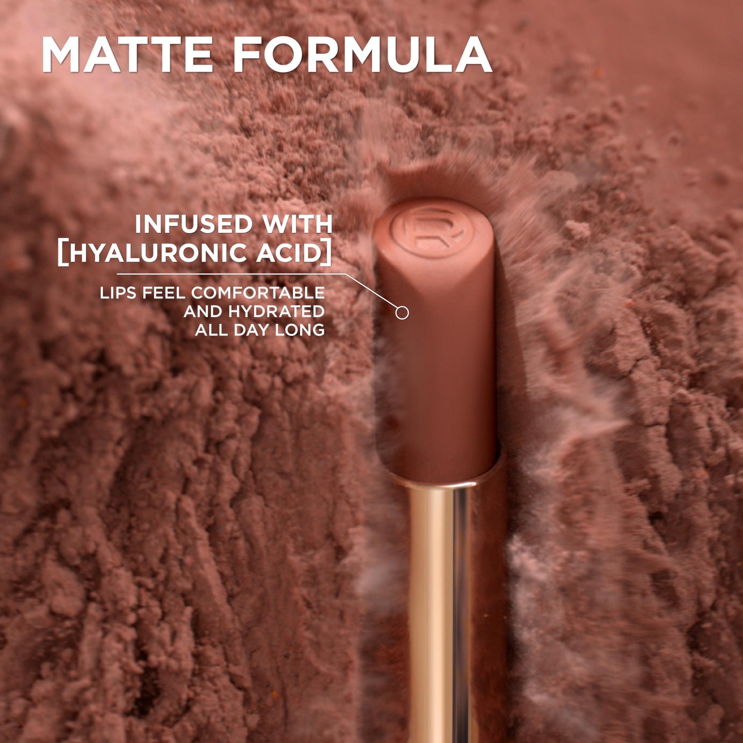 L'Oreal Paris Colour Riche Intense Volume Matte Lipstick, Lip Color Infused with Hyaluronic Acid for up to 16hr All Day Comfort, Le Rouge Avant-Garde, 0.06 oz