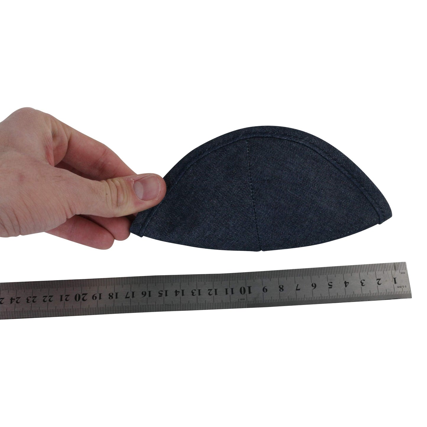 KIPPIK Linen Kippah Hat for Men & Kids –Beautifully, Breathable, Comfy, Soft, Yamaka Kippa –for Celebrating, (Jeans)