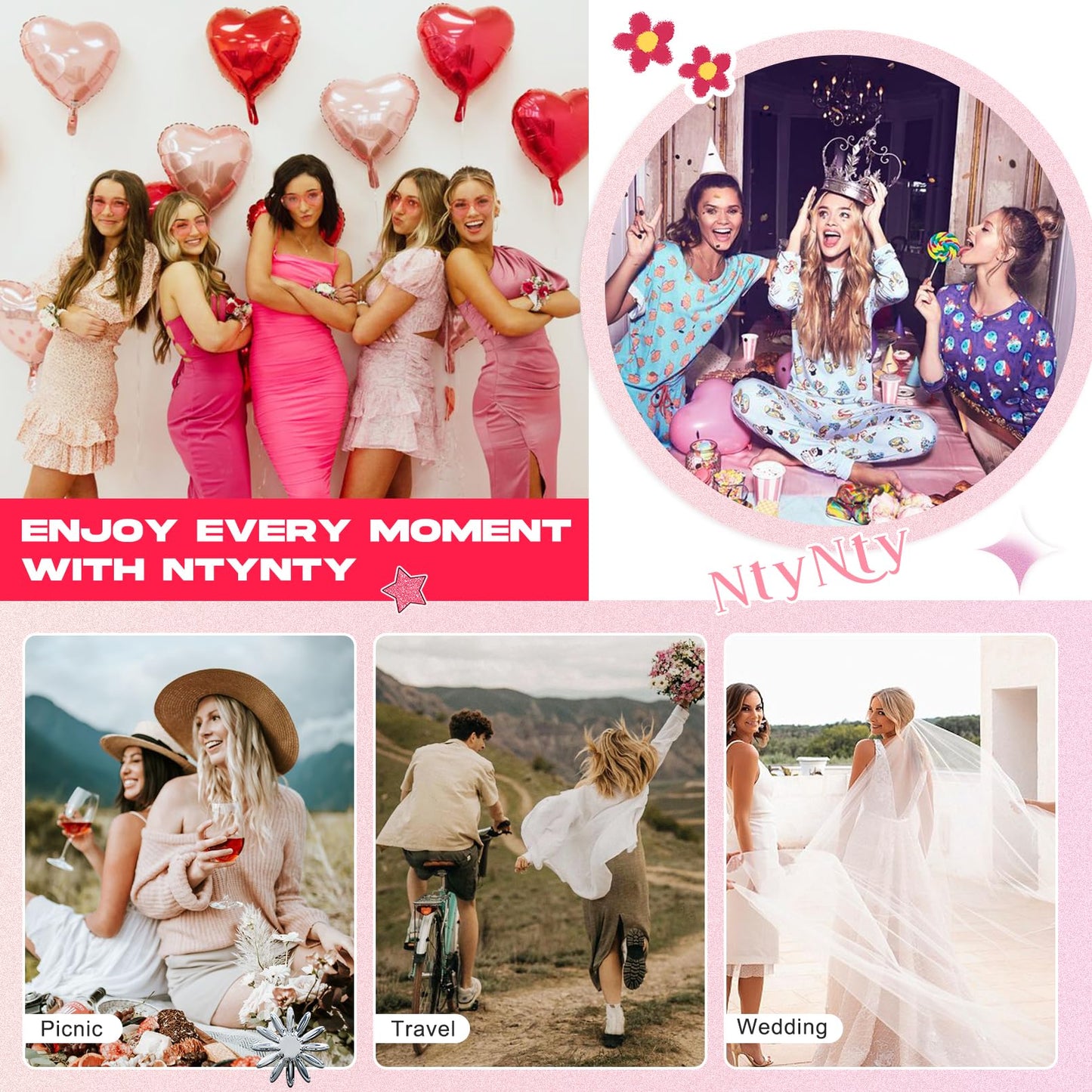 NTYNTY Ponytail Extension, 10" Short Claw Clip in Ponytail Hair Extensions Messy Bun Hair Piece Natural Soft Synthetic Straight Pony Tail Hair Pieces for Women - Black