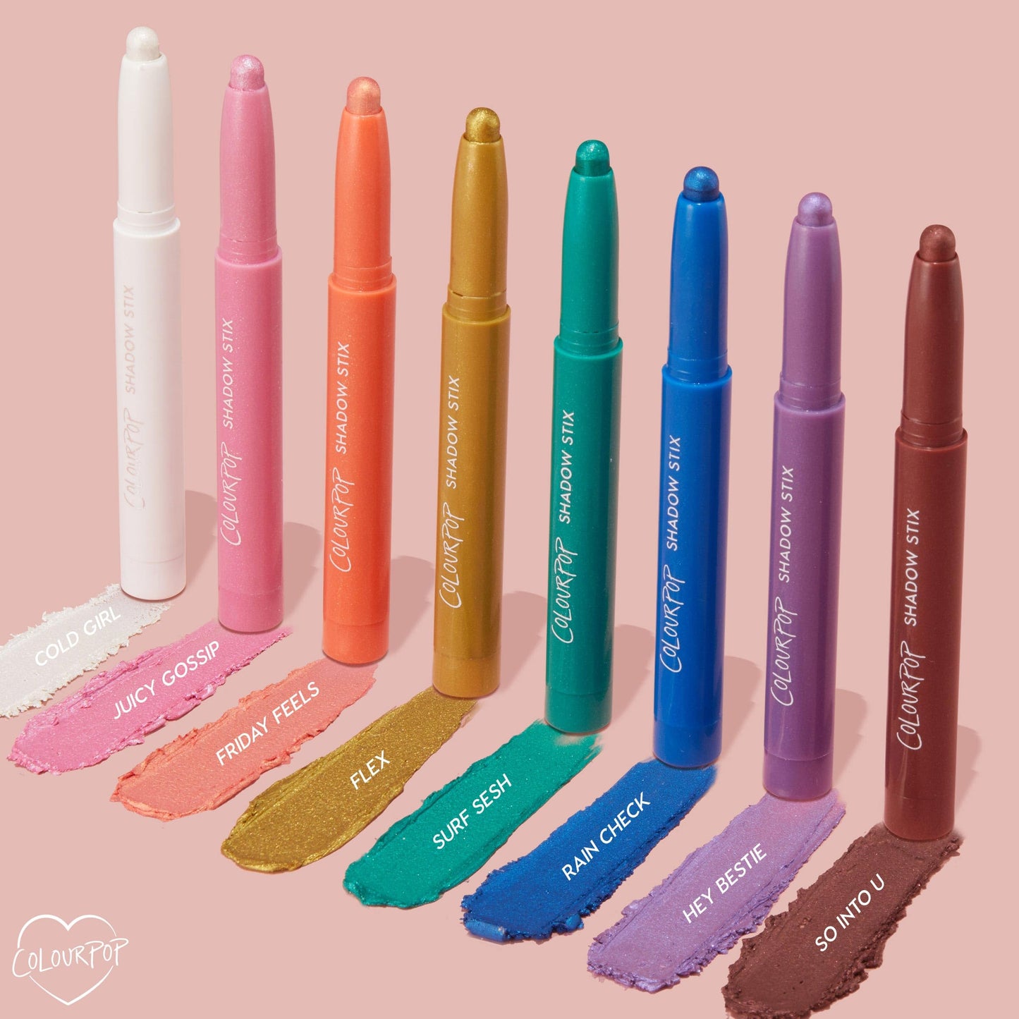 Colourpop Shadow Stix - Cream Eyeshadow Stick with Long-Lasting Color - Multi-Use Cream Makeup with a Built-In Sharpener & Precise Tip for Easy Application - Rain Check (0.05 oz)
