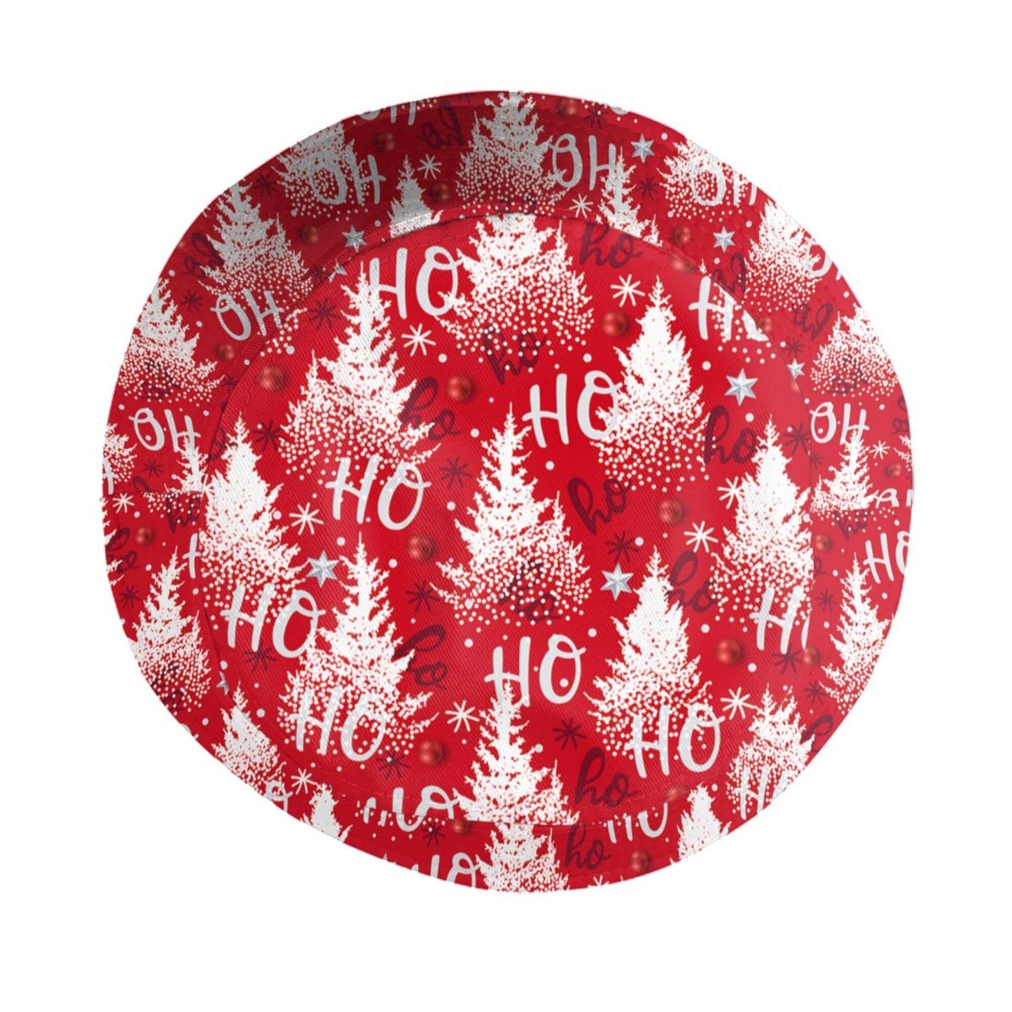 Christmas Design with Fir Trees and Pines Bucket Hat for Women Men Winter Holiday Xmas Design Travel Hiking Hats Fisherman Cap Packable Beach Sun Hat Adults/Teens