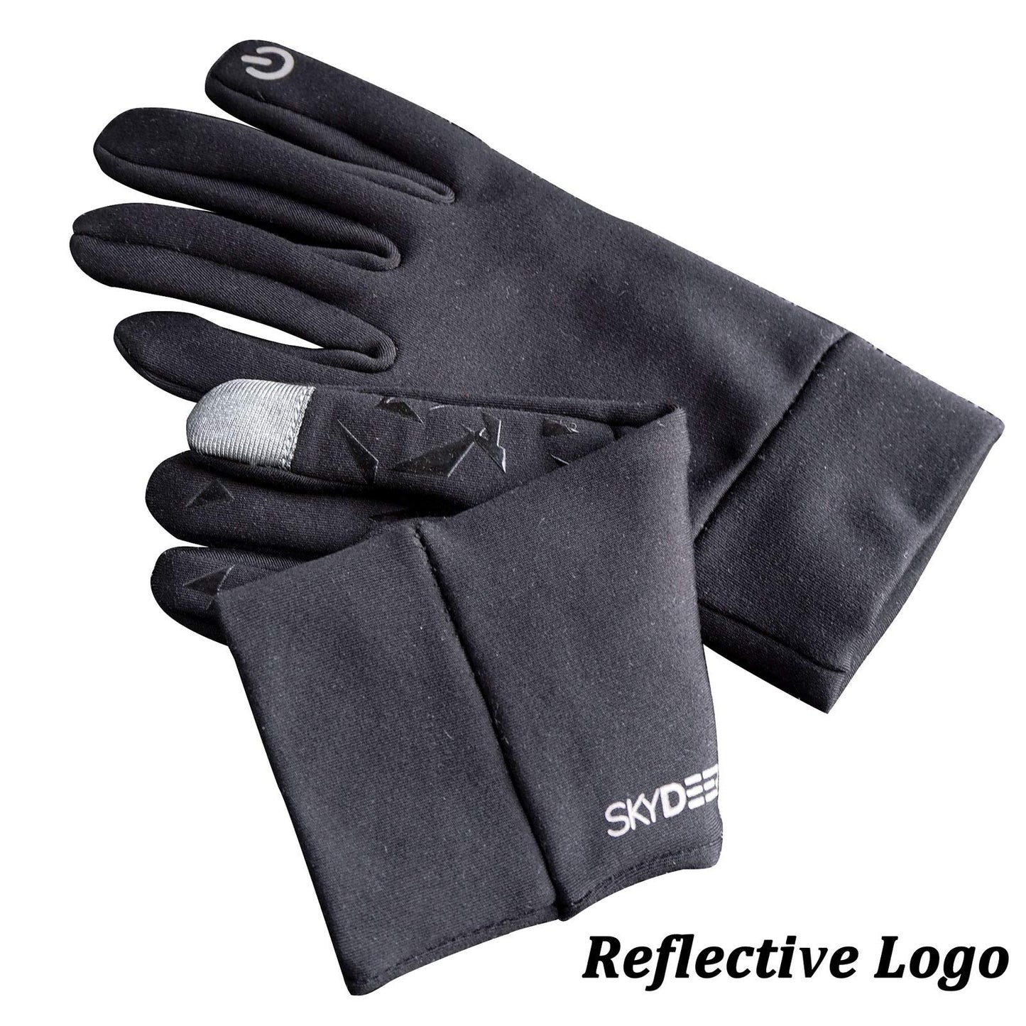 SKYDEER Touchscreen Winter Gloves with Anti-Slip Palm Warm and Lightweight for Running Cycling Driving and More Sports (SD2130/L)