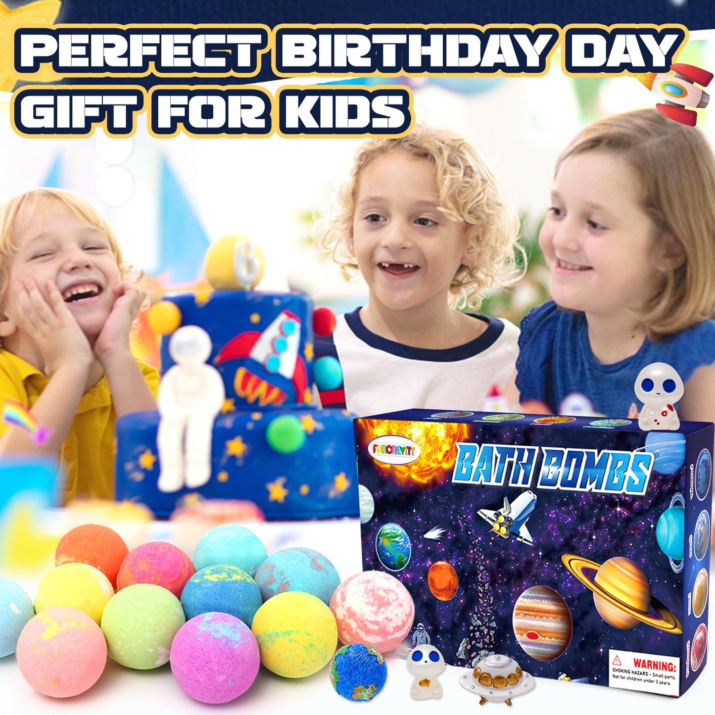 Bath Bombs for Kids with Surprise InsideToys 12 Pack Bath Bombs Organic Bubble Bath Fizzies Birthday Christmas Gifts for Boys Girls