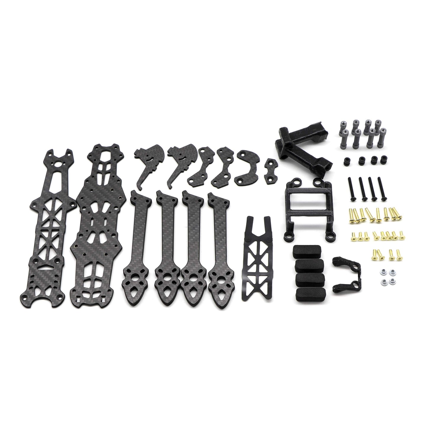 FPVDrone 224mm HD 5 inch FPV Racing Drone Frame Carbon Fiber Quadcopter Frame kit for DJI FPV HD Unit