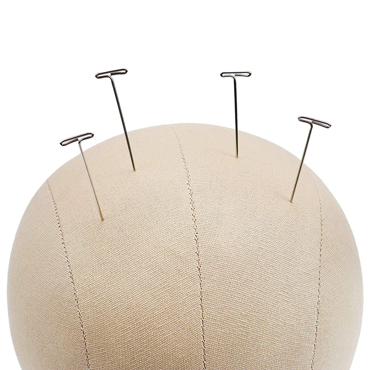 GEX 23" Canvas Cork Wig Head with 55" Mannequin Tripod For Wig Making Cosmetology Hairdressing Display Training Doll Head Adjustable Alloy Stand