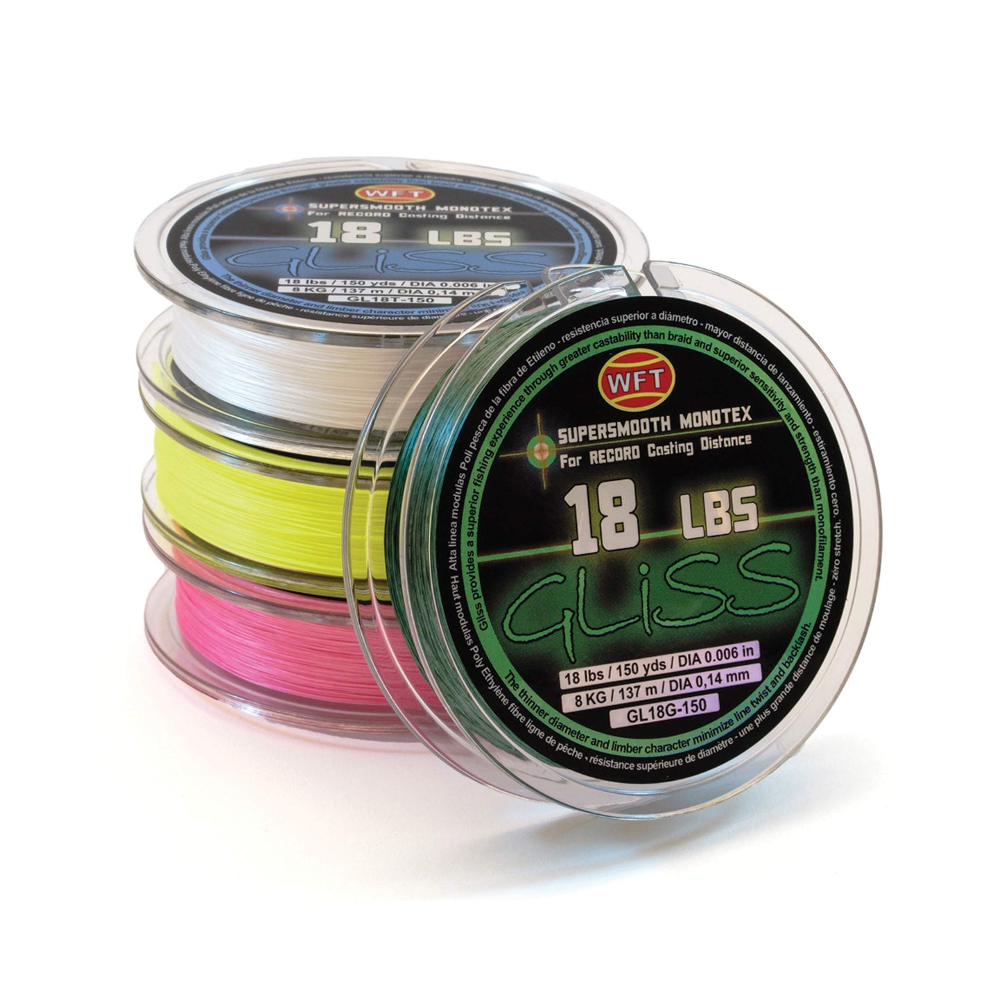 Ardent Gliss Fishing Line, 8 Pound Test, 150 Yards, Zero Stretch Polyethylene Fiber, Green