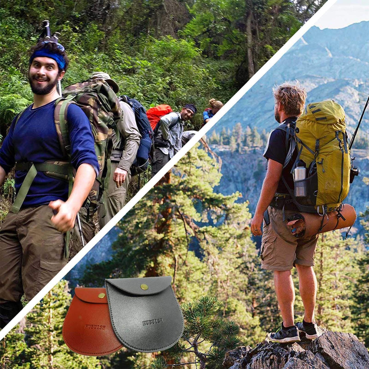 Camping Tripod Board - Campfire Tripod, Camping Tripod for Cooking, Turn Branches into Cooking Tripod, Portable Bushcraft Gear for Camper/Hiker Travel Outdoor Firepit Dutch Oven Tripod (Dark Brown)