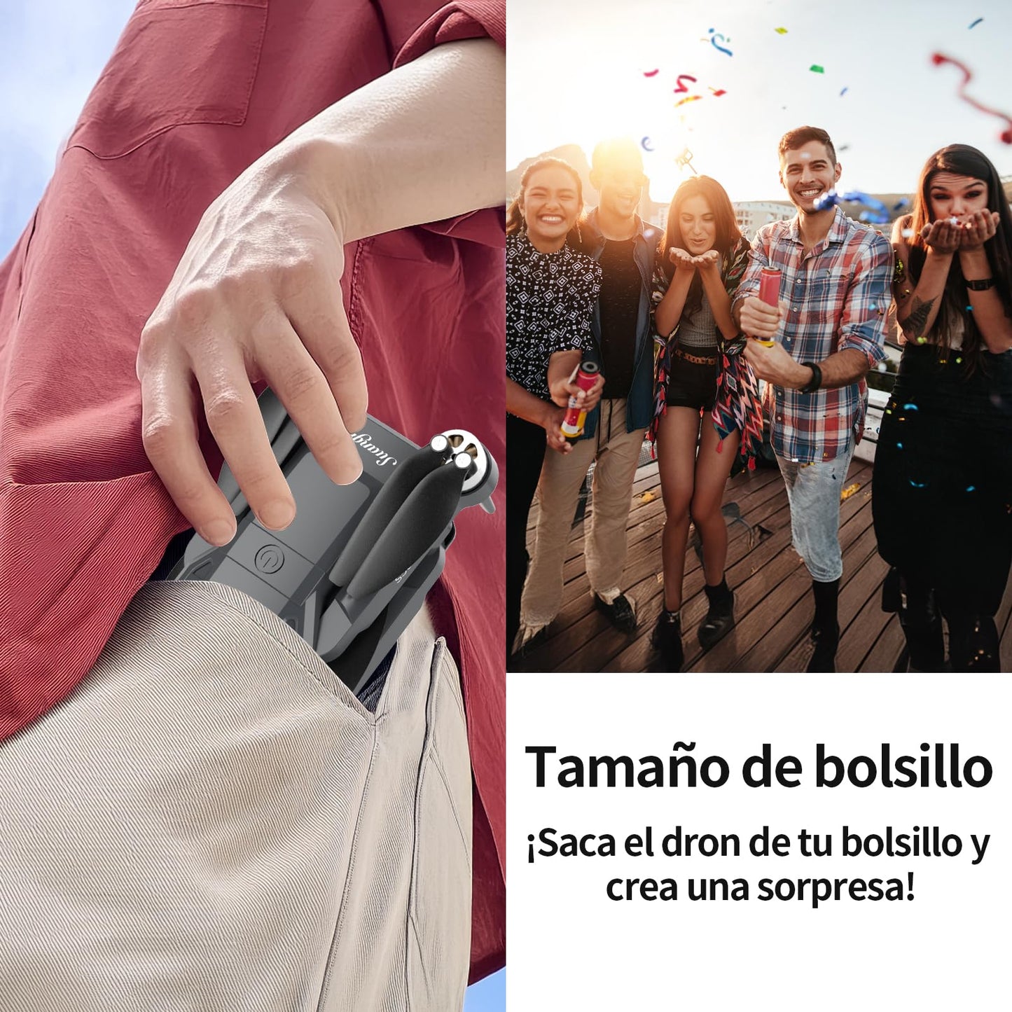 S508 Mini Drone with Camera 90°adjust, Remote Control Helicopter for Beginners, FPV RC Quadcopter with 720P Live Video Camera, Foldable Drone with Upgrade Altitude Hold, Gravity Control, Carry Case