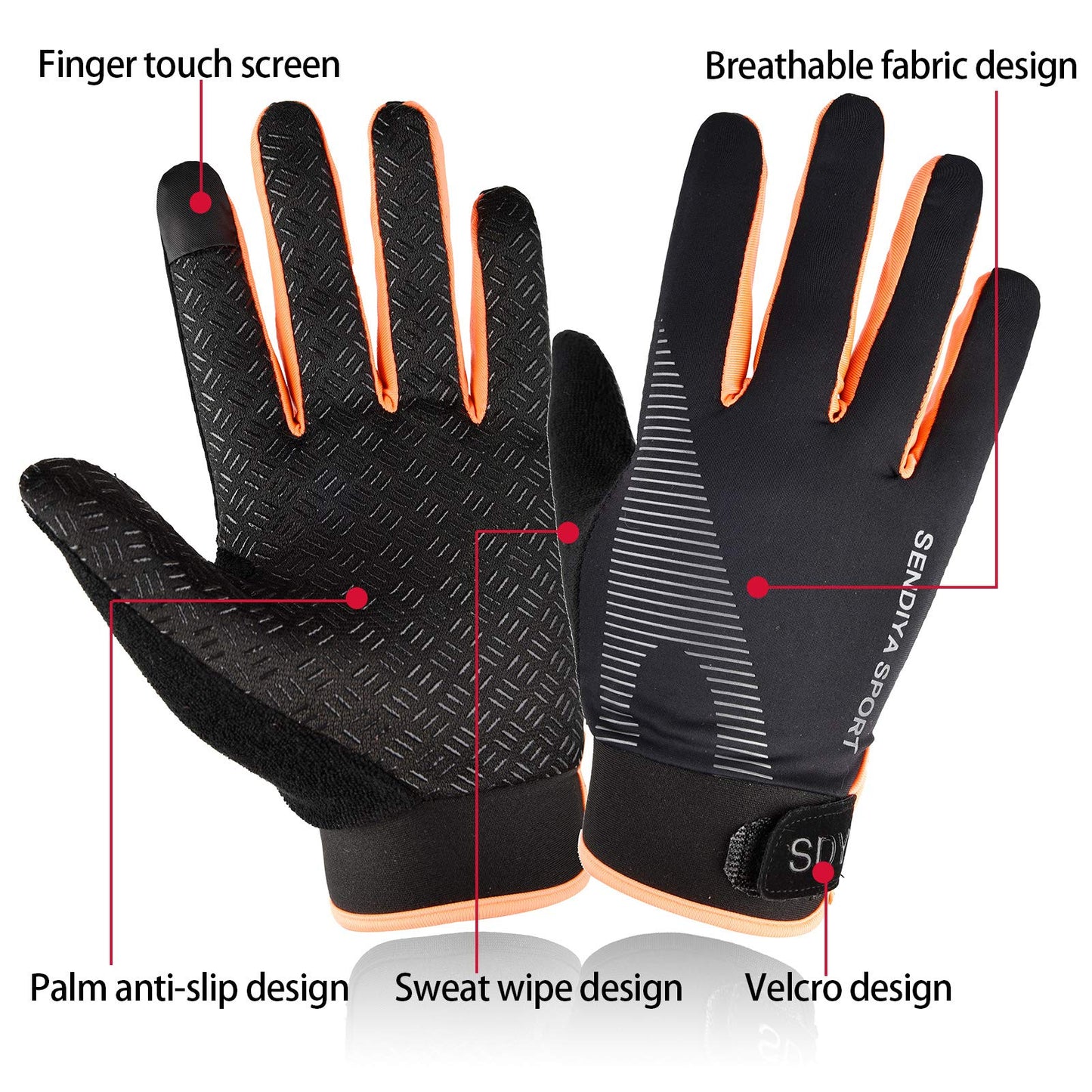 YHT Workout Gloves, Full Palm Protection & Extra Grip, Gym Gloves for Weight Lifting, Training, Fitness, Exercise (Men & Women)