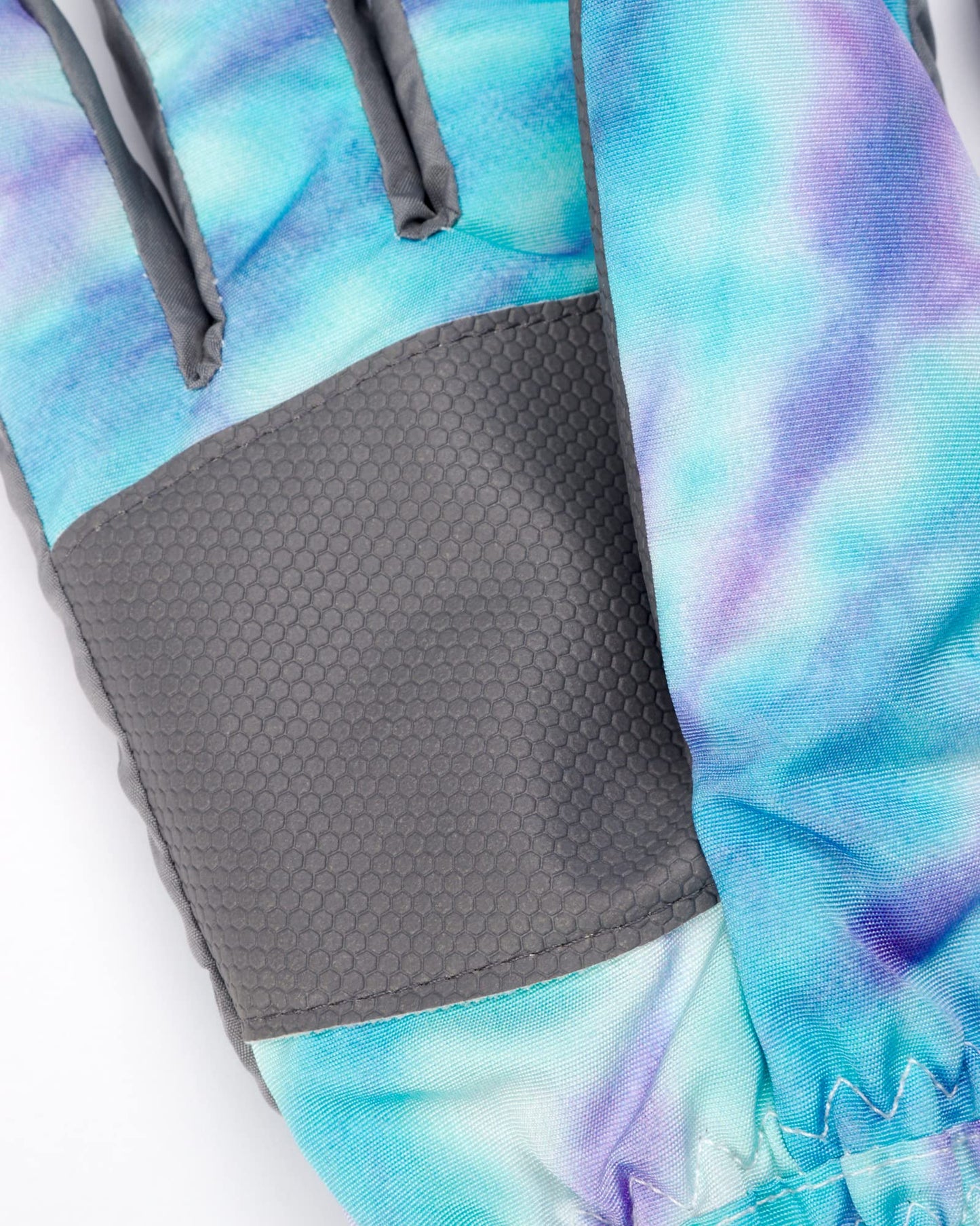 Hurley Women's Snow Gloves - Snowdrift Water Resistant Thermal Ski/Snowboard Gloves, Size Large/X-Large, Celestial Teal