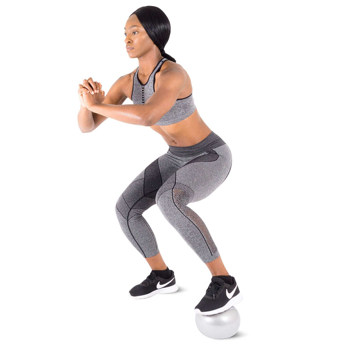 ProsourceFit Weighted Toning Exercise Balls for Pilates, Yoga, Strength Training and Physical Therapy, 2 lb to 8 lb, Color Coded