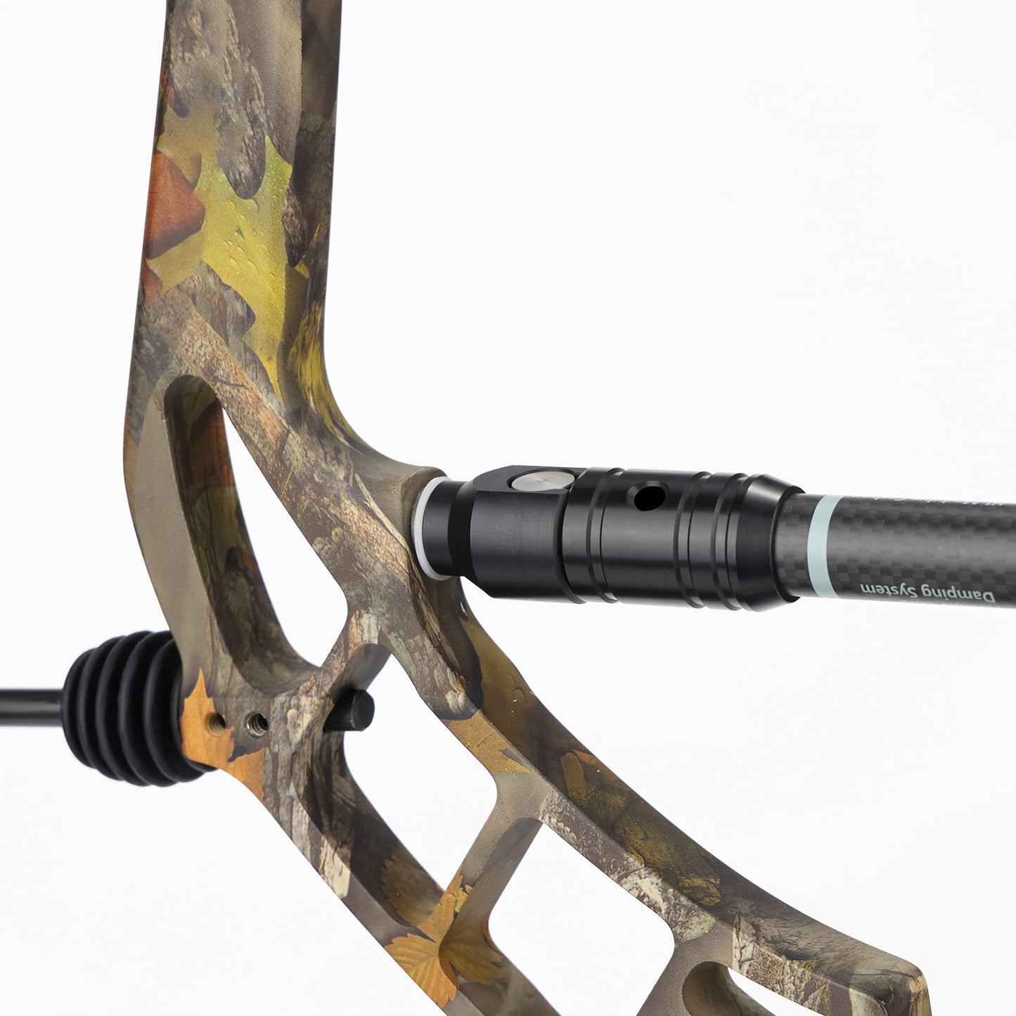 SUNYA Archery Bow Stabilizer Adapter, Quick Disconnect, 2 Mounting Angles for Compound Bow and Recurve Bow. Aluminum with Anodized Finish