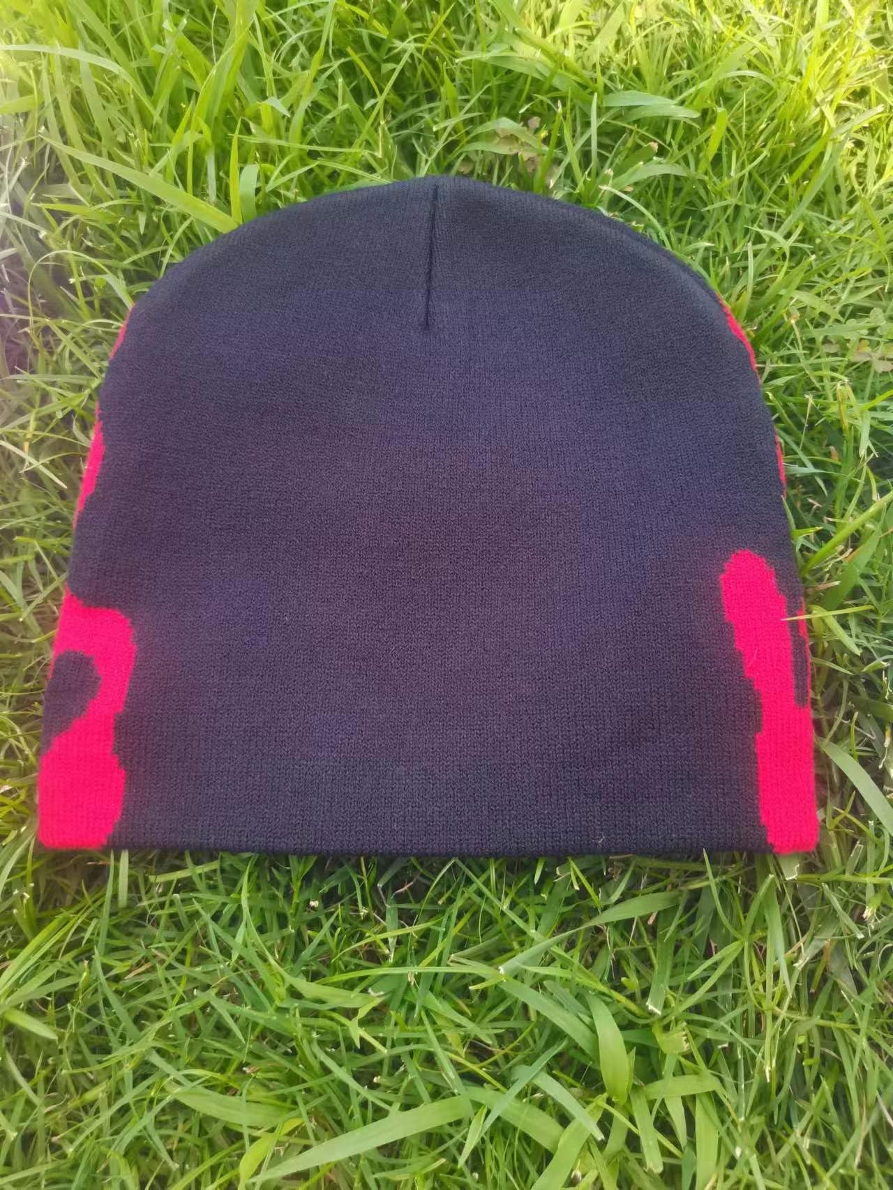 QWEOHBUA Beanie Y2k Beanies Women's Cap Winter for Women Hats Accessories Red