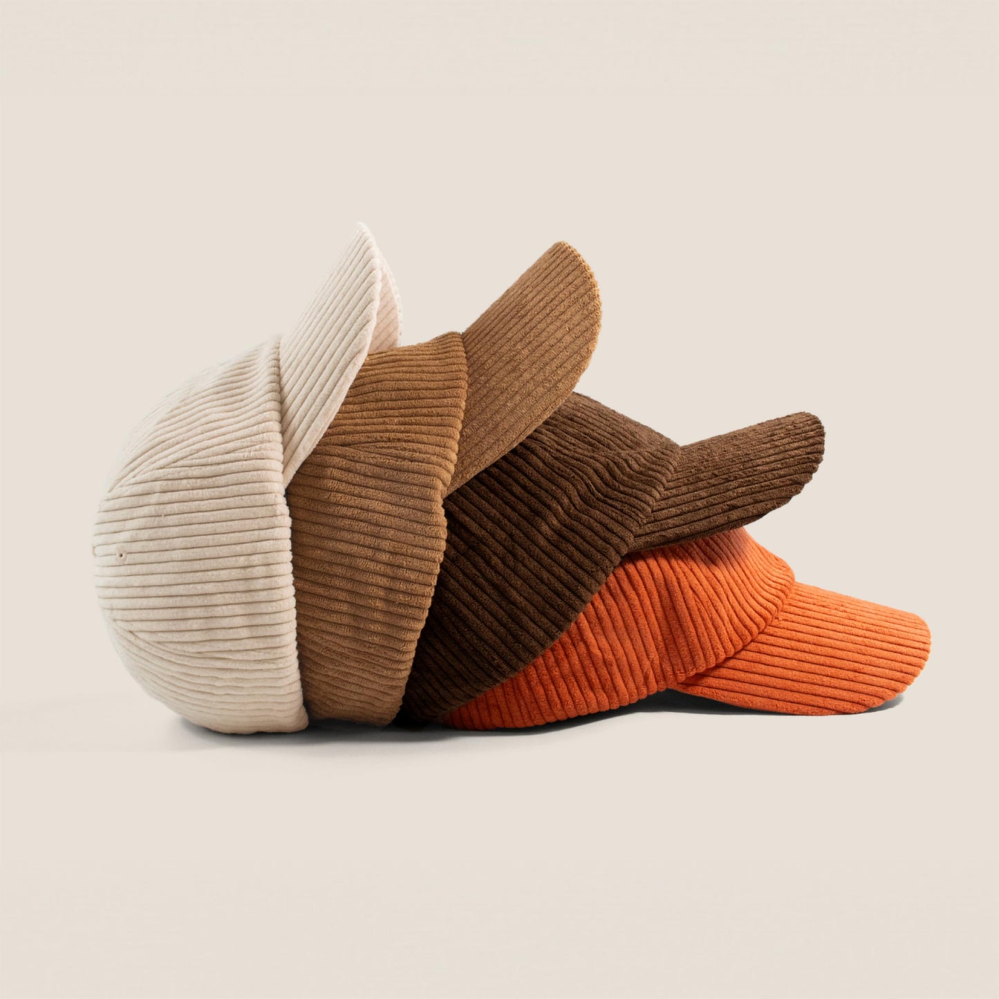 CHOK.LIDS Everyday Corduroy Baseball Cap for Men and Women Dad Hat Unisex Adjustable Lightweight Polo Style Curved Brim (Chestnut)