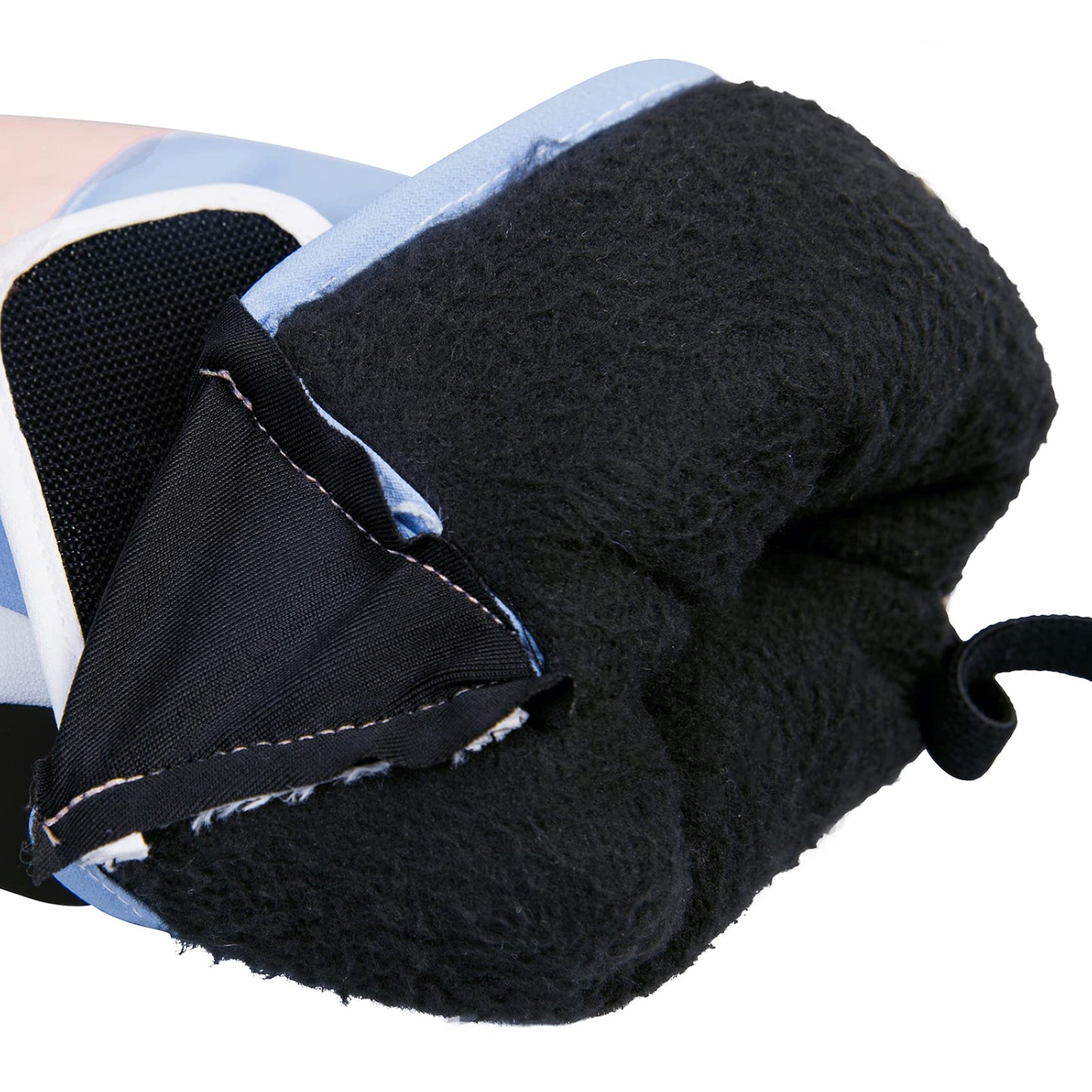 Durio Ski Gloves Women Waterproof Warm Mittens for Men Women Winter Anti-Slip Snow Gloves Snowboard Gloves Black M