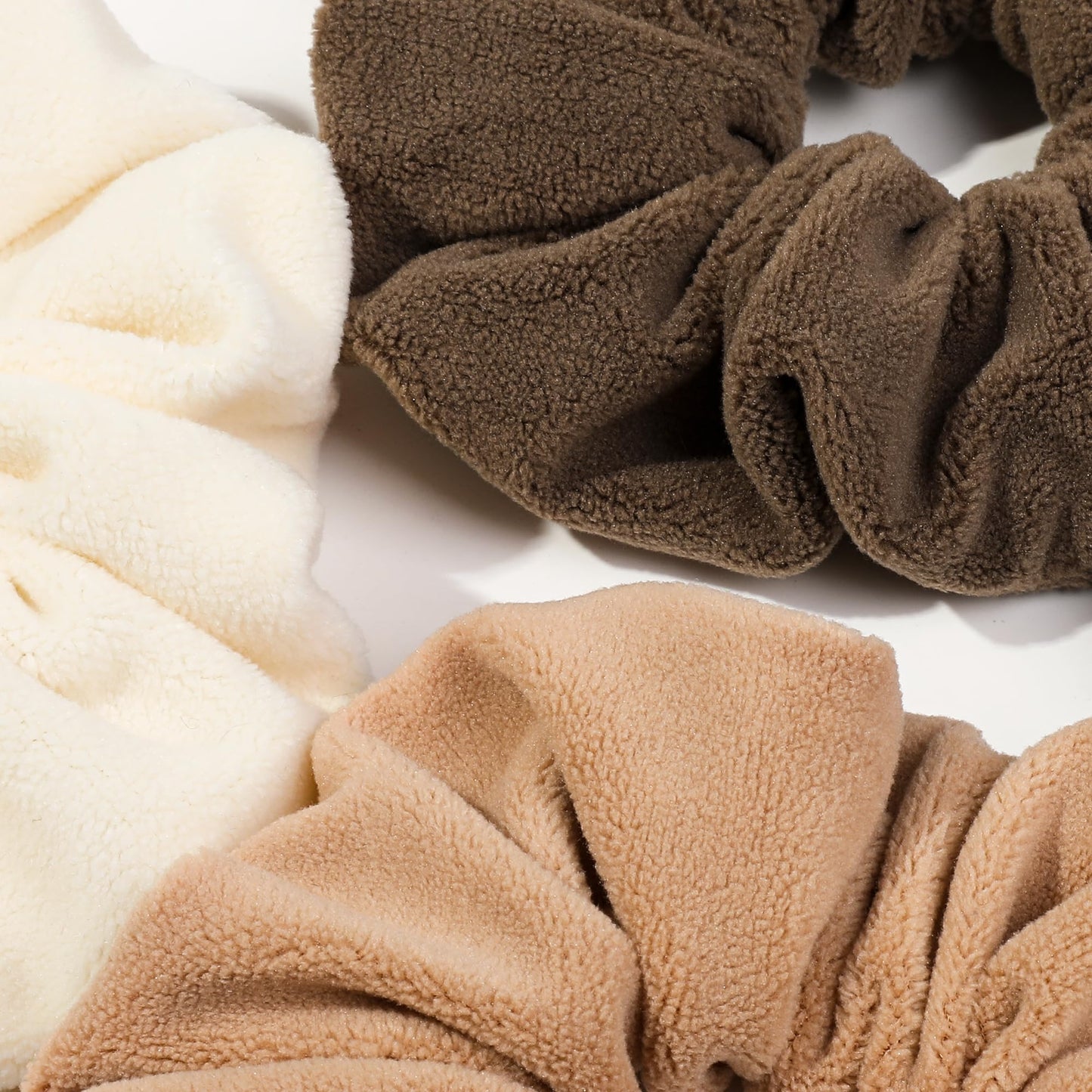 Large Scrunchies for Women's Hair Velvet Extra Big Scrunchie Both for Thick Hair or Thin Hair Curl Hair No Crease Jumbo Ponytail Holder No Hurt Your Hair for Sleep