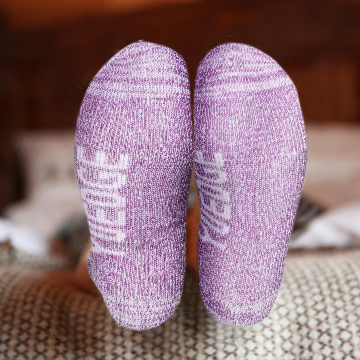 YUEDGE Womens Wool Socks Cozy Crew Thermal Socks Thick Fleece Warm Socks Winter Boot Socks for Women Size 6-9, 3 Pairs