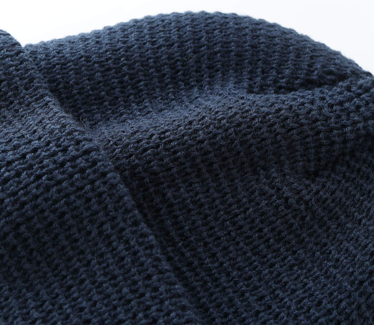 Home Prefer Men's Soft Warm Acrylic Knit Winter Hats Caps Cuffed Beanie Watch Cap Navy Blue