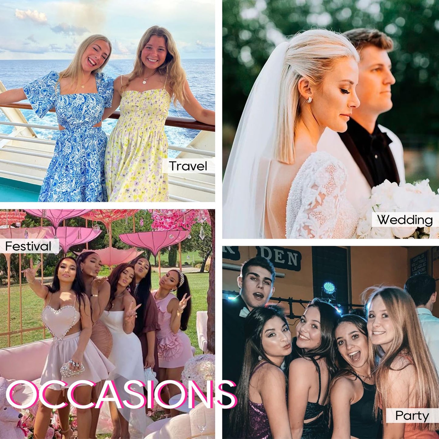 REECHO 12" Invisible Wire Hair Extensions with Thinner Softer Lace Weft Adjustable Size Removable Secure Clips in Short Straight Secret Hairpiece for Women - Light Brown