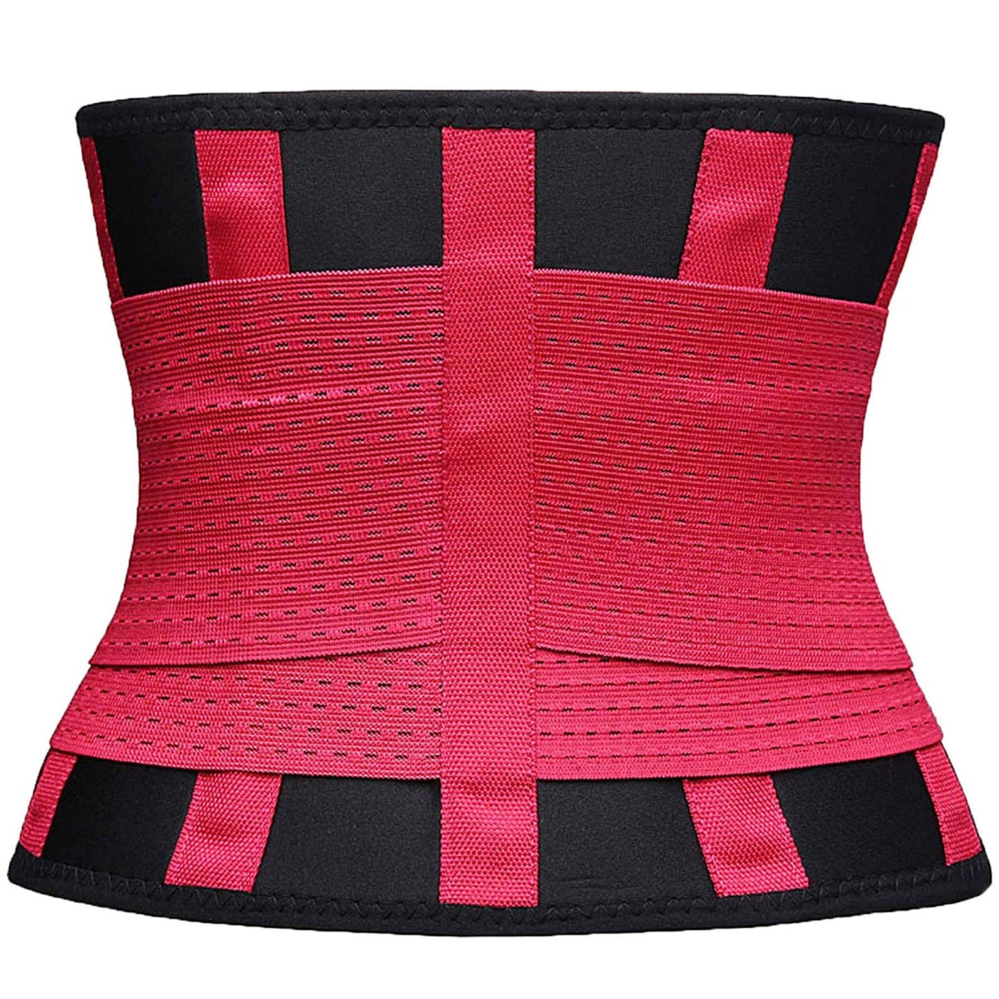 VENUZOR Waist Trainer Belt for Women - Waist Cincher Trimmer - Slimming Body Shaper Belt - Sport Girdle Belt (UP Graded)(Rose Red,Small)