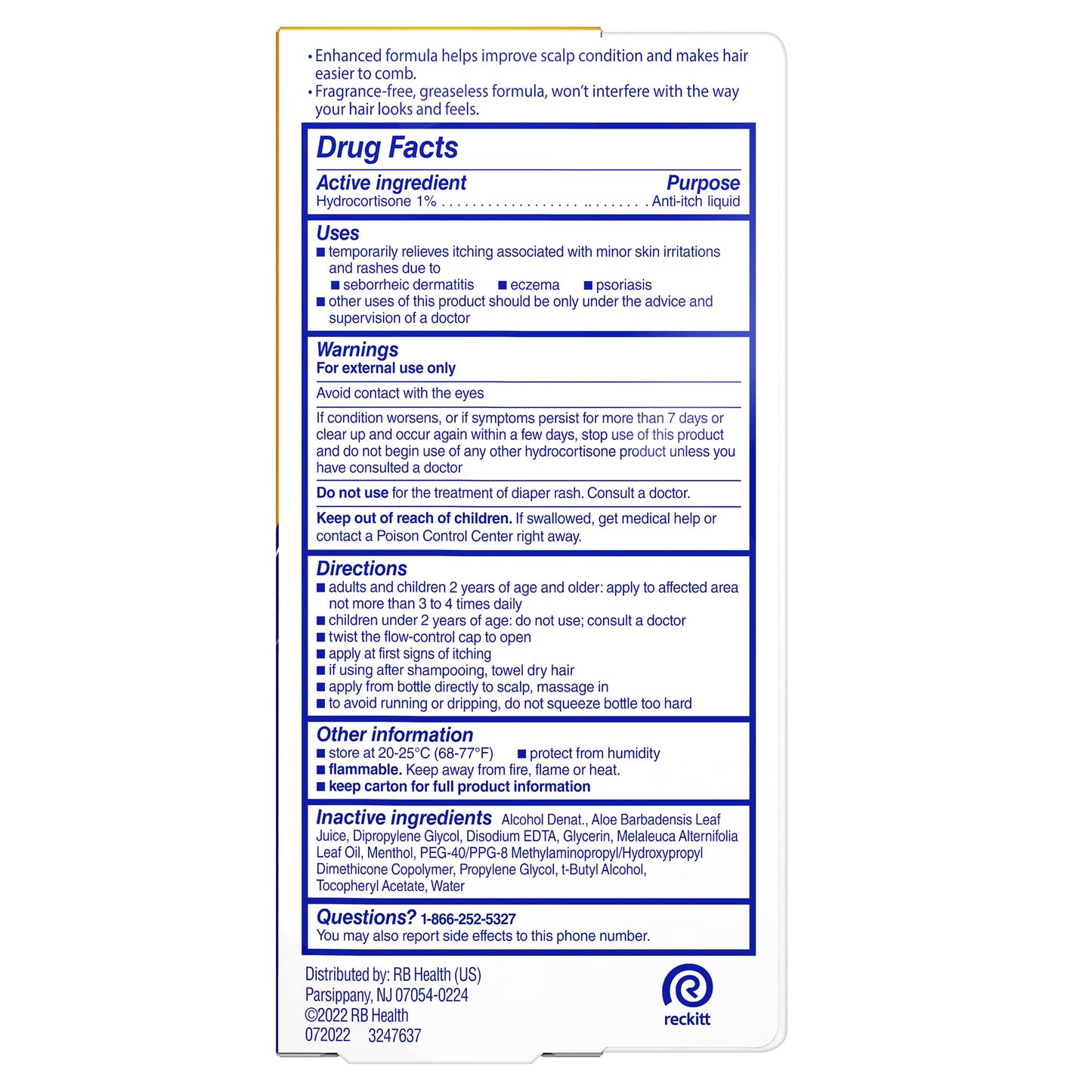 Scalpicin Max Strength Scalp Itch Treatment, 1.5 oz. (Pack of 2)