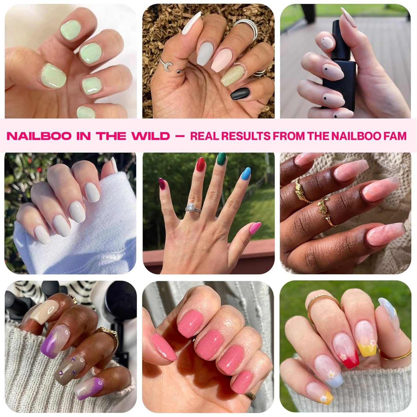 Nailboo Date Night Premium Dip Nails Starter Kit, Nail Powder Dip Kit for DIY At Home Manicure, Includes Dipping Powder and Liquids, Red