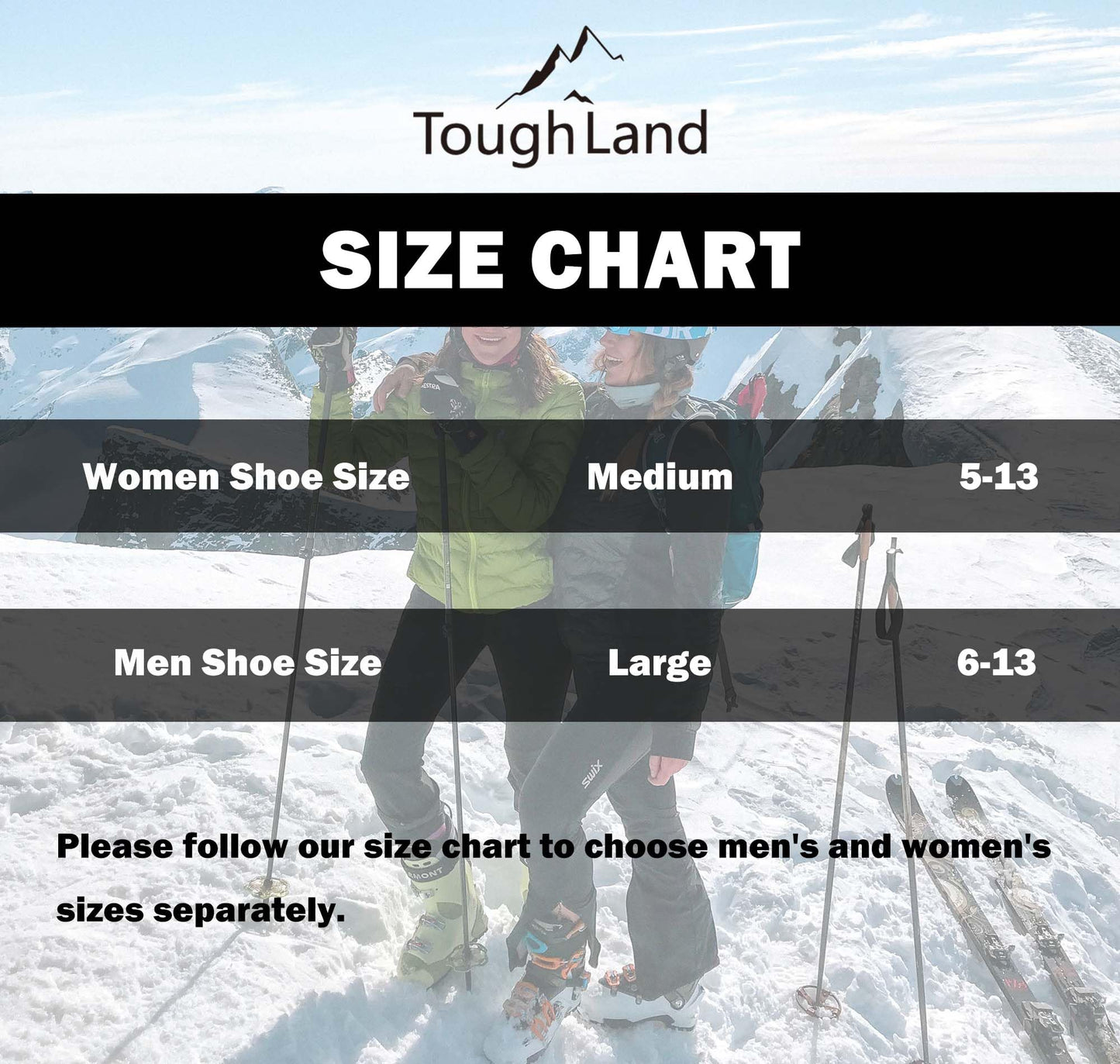 Tough Land 3 Pairs of Thermal Socks for Women Heat Trapping Warm Winter Socks