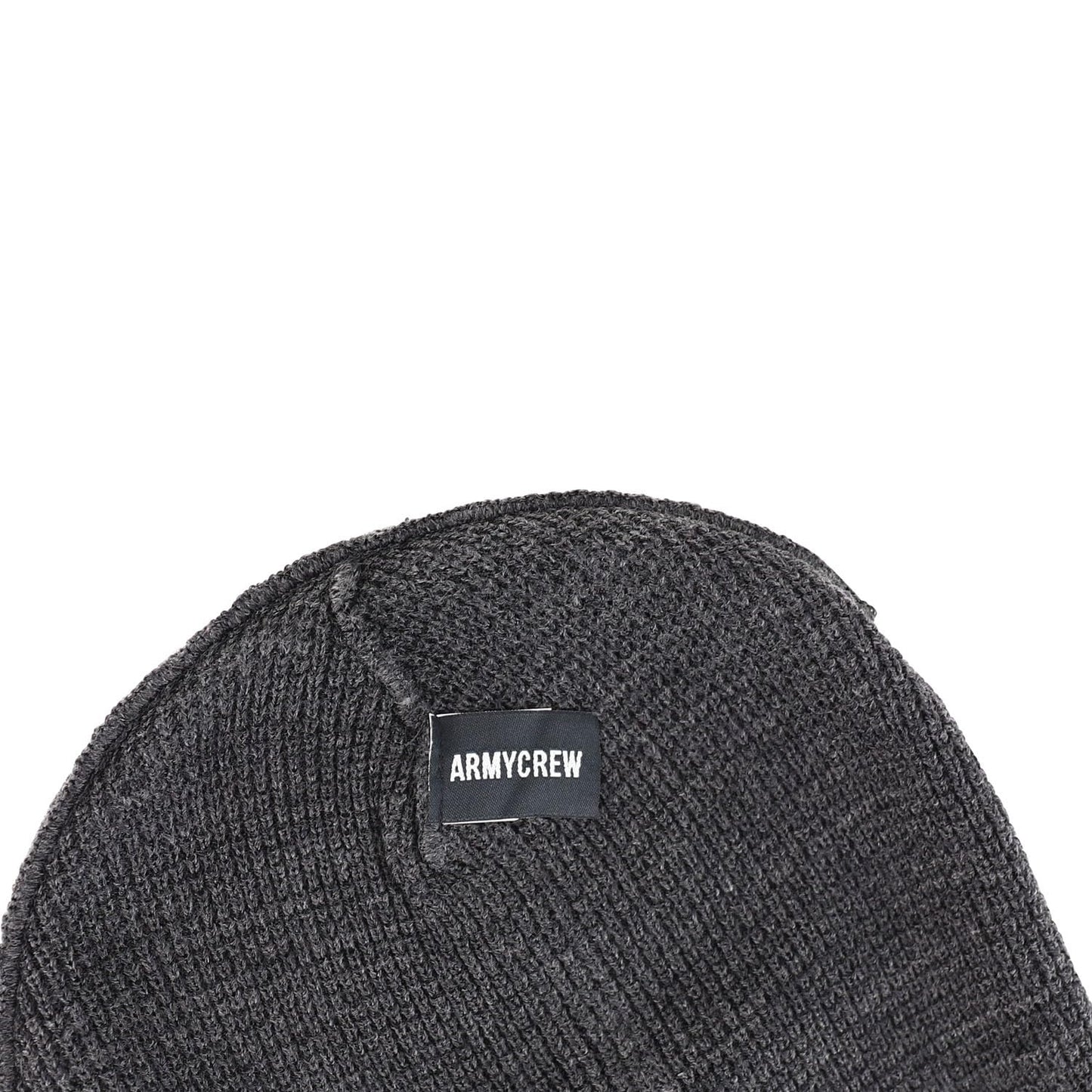 Armycrew XXL Oversized Waffle Knit Pattern Winter Long Beanie - Charcoal