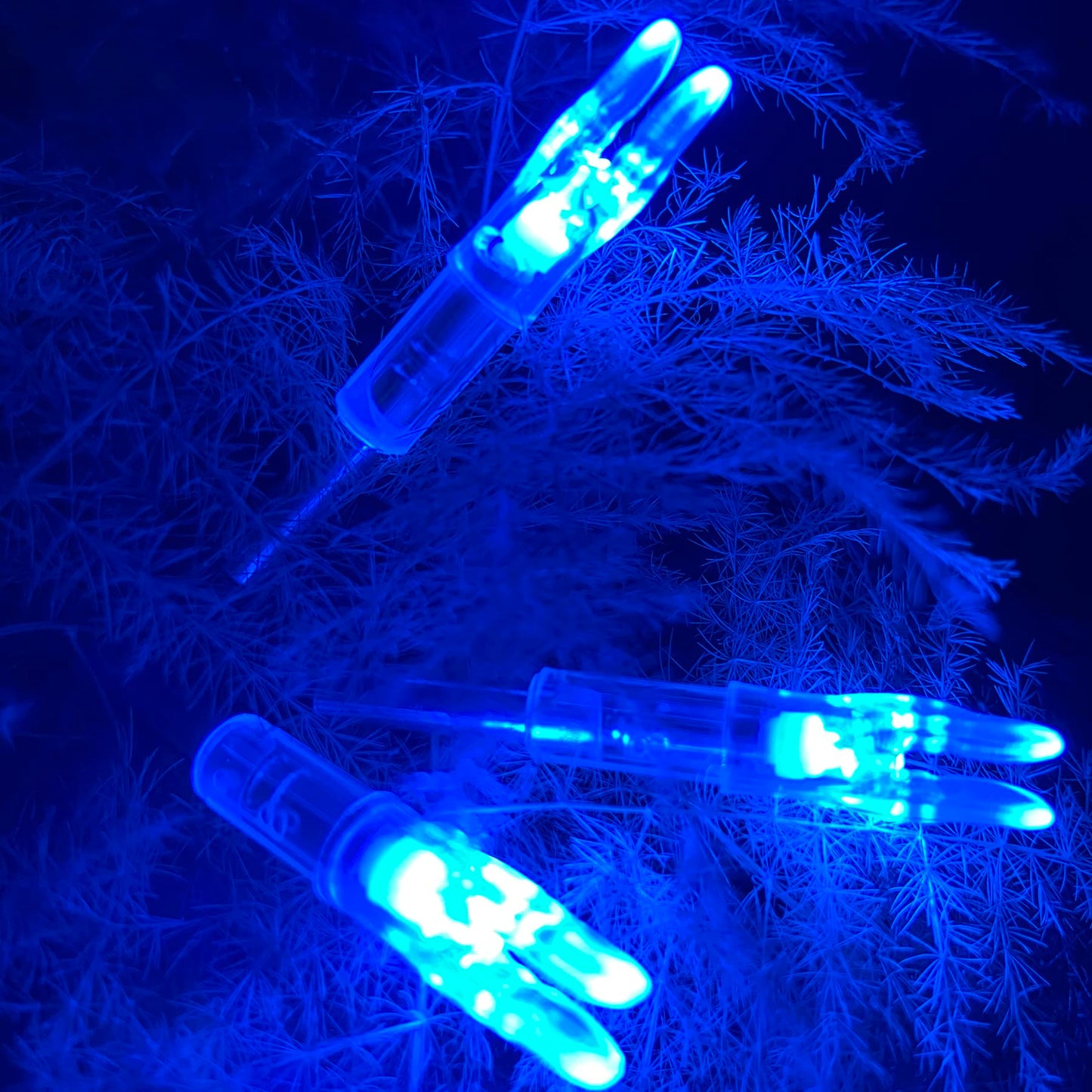 KEAUP 12-Pack or 6-Pack S Lighted Nocks for Arrows .244/6.2mm Lighted Arrow Nocks for Archery Hunting, Screwdriver Included