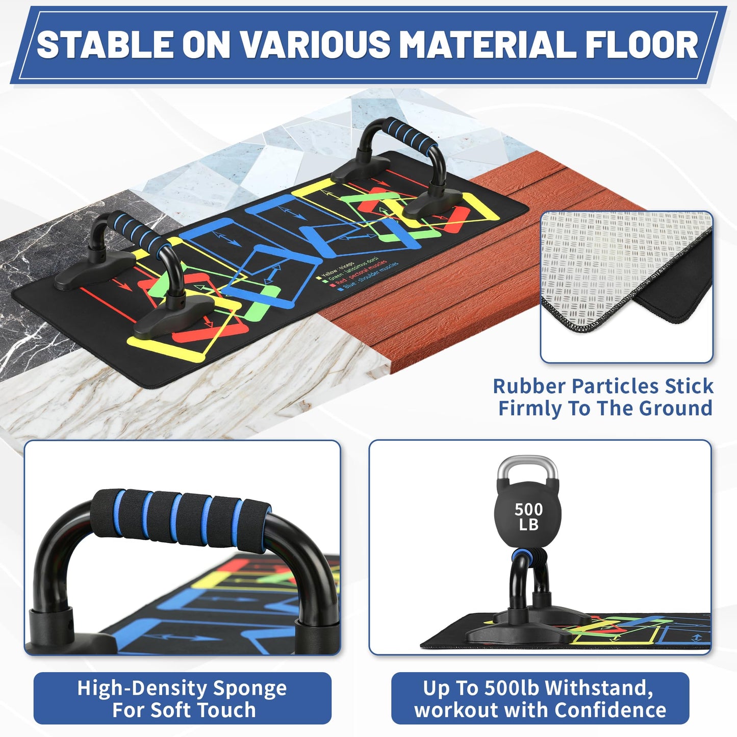 Pilates Bar Kit with Resistance Bands, Multifunctional Stretched Fusion Pilates Bar Kit for Women, Men, Pilates Sculpt Bar with Adjustable Buckle for Full Body Workouts, Squat Equipment