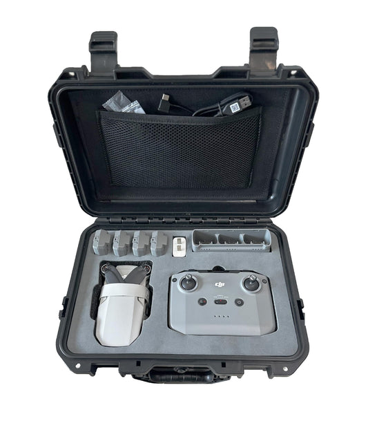 INNVO Waterproof Case for DJI Mini 4K Hard Carrying Case Compatible with DJI Mini 2 & 2SE Drone and Fly More Combo Set Black