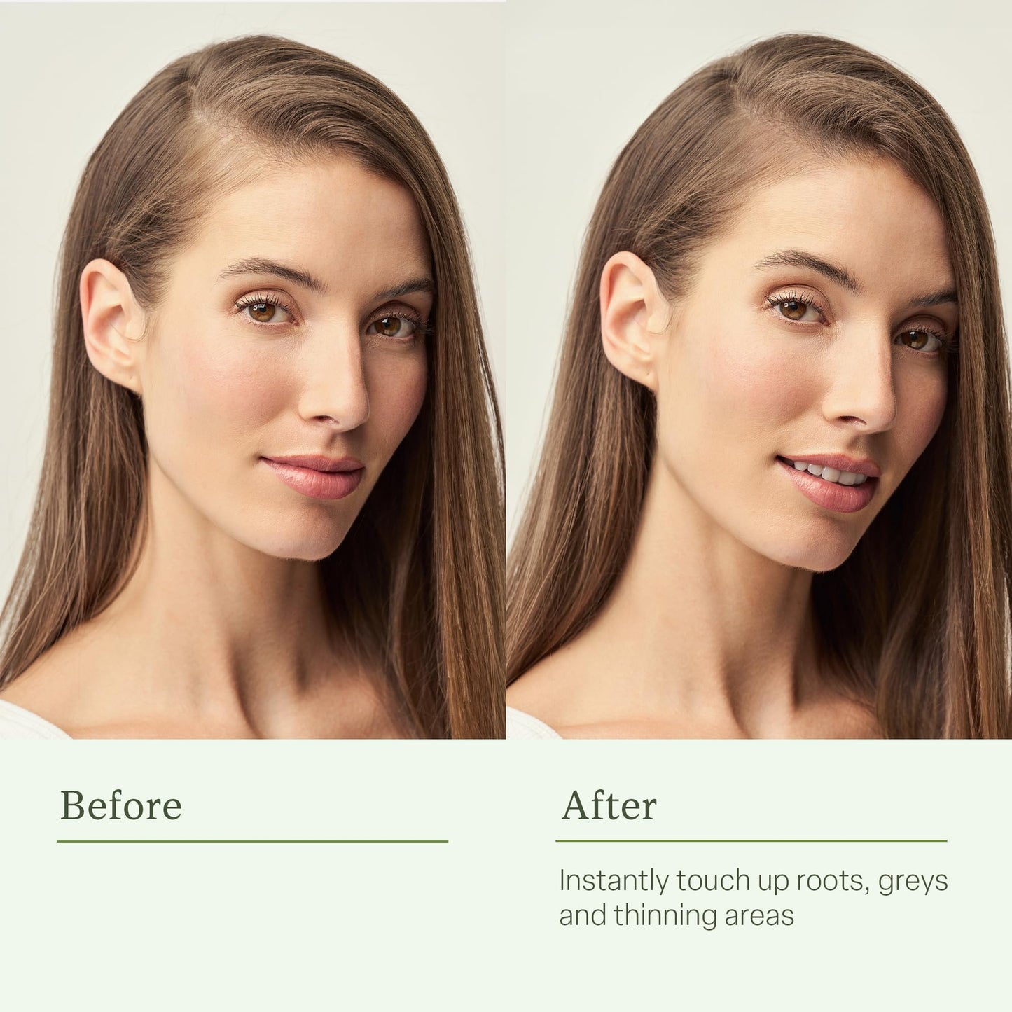 Divi Root Touch Up Powder for Gray Hair Coverage, Medium Brown