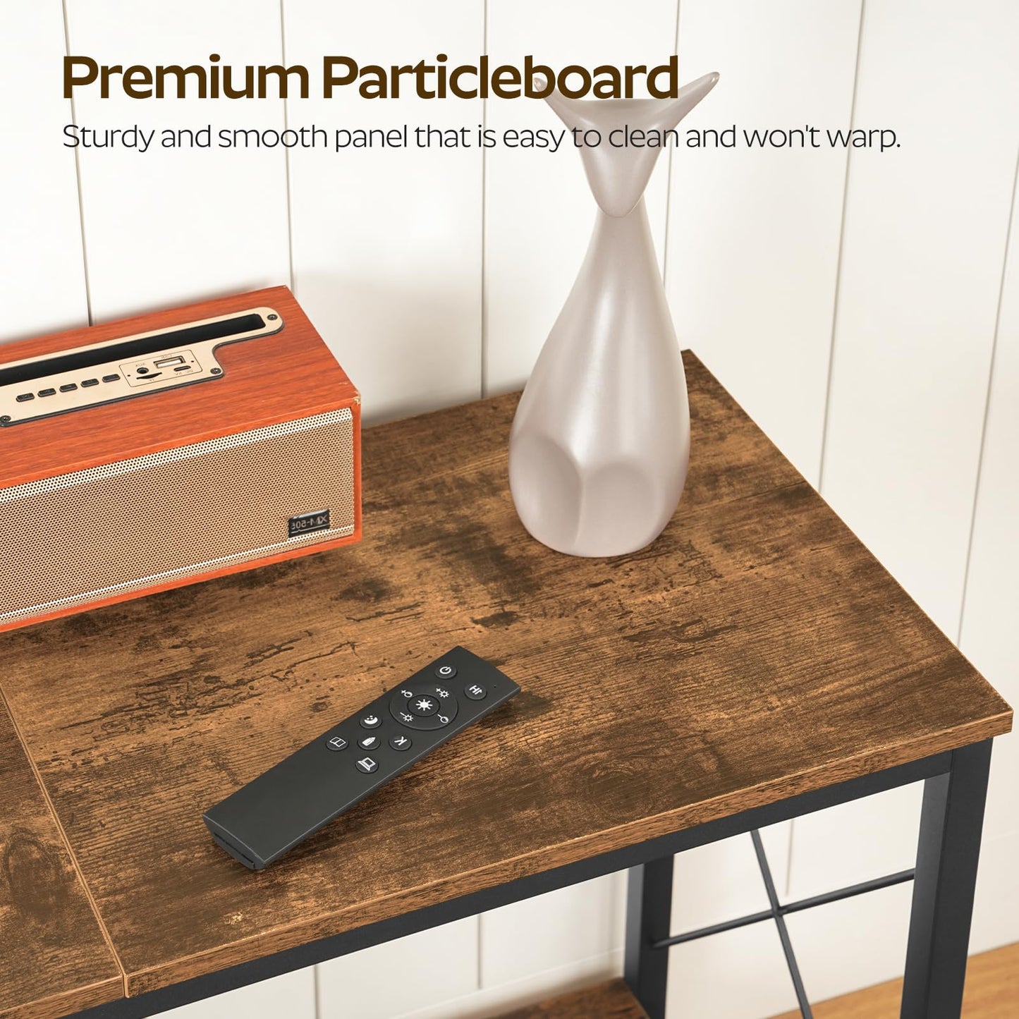 YATINEY TV Stand with Power Outlet Up to 60 Inch, Entertainment Center with 2 Fabric Drawers, TV Console Table with Open Storage Shelves for TVs, Cable Management, for Living Room, Bedroom, DS14UBRY1