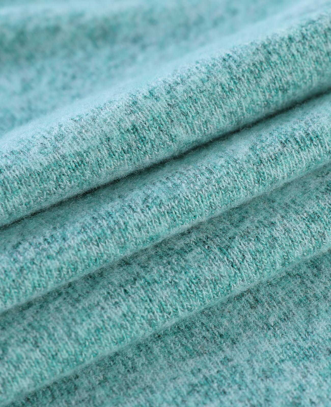 OFEEFAN Womens Tunic Sweatshirts Long Sleeve Turtle Neck Top Winter Navy Blue L