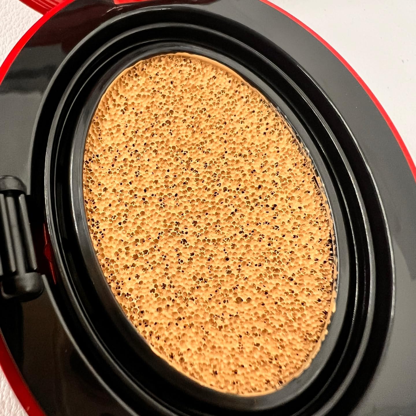 [*Mini Size*] TIRTIR Mask Fit Red Cushion Foundation | Full coverage, Weightless, Skin fit, Satin Glow Finish, Korean Makeup Cushion Foundation (#33N Macchiato, 0.15 Fl Oz)