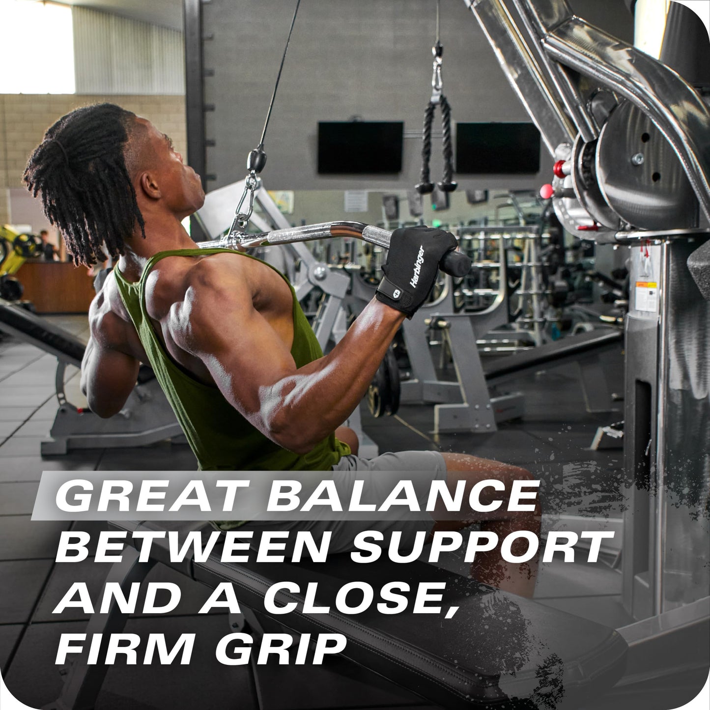 Power Gloves 3.0 - Durable Half Finger Weightlifting Gloves with Adjustable Wrist Closure, Breathable Leather Palm, Men's, Black, Small