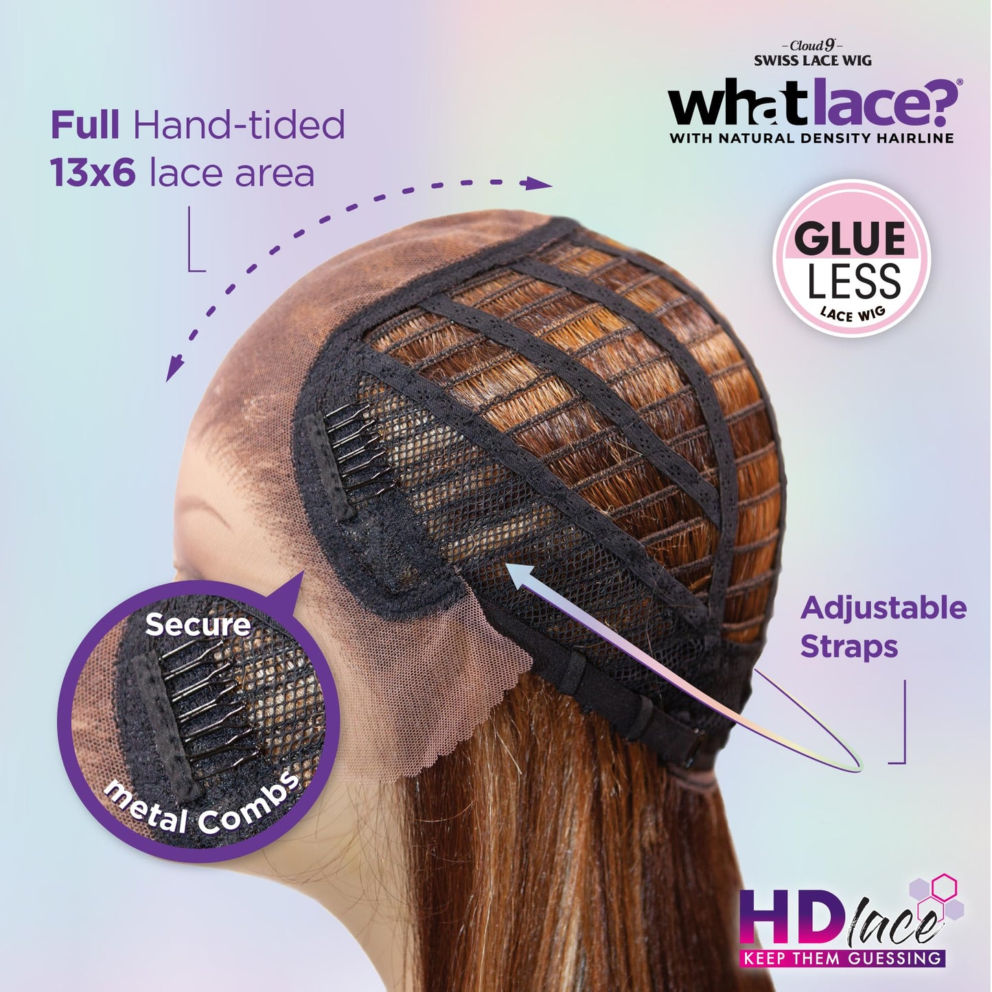 Sensationnel What lace 13x6 wigs - latisha lacefrontal hand tied glueless synthetic with natural density preplucked hairline (FLAMBOYAGECHOCOLATE)