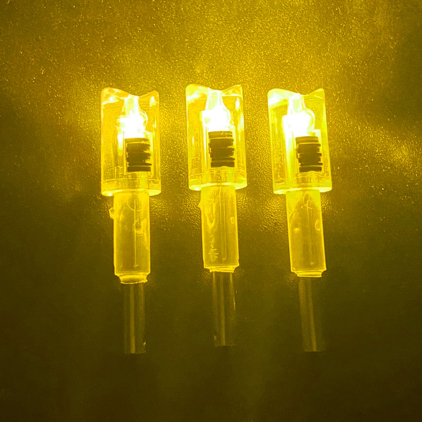 KEAUP 6/3 Pack Lighted Nocks for Crossbow Bolts with .285”/.297”/.300”/.305” Bushings High-Visibility Crossbow Lighted Nocks, On/Off Switch Included