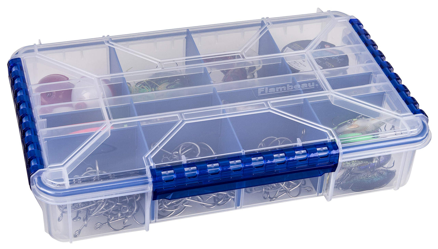WP5012 Ultimate Waterproof Tuff Tainer® - Double Deep - 16 Compartments (Includes (5) Zerust® Dividers)