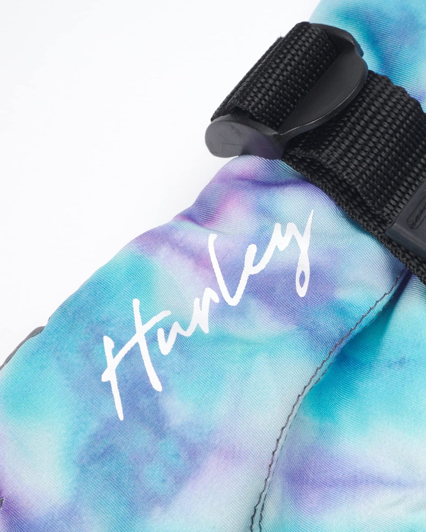 Hurley Women's Snow Gloves - Snowdrift Water Resistant Thermal Ski/Snowboard Gloves, Size Large/X-Large, Celestial Teal