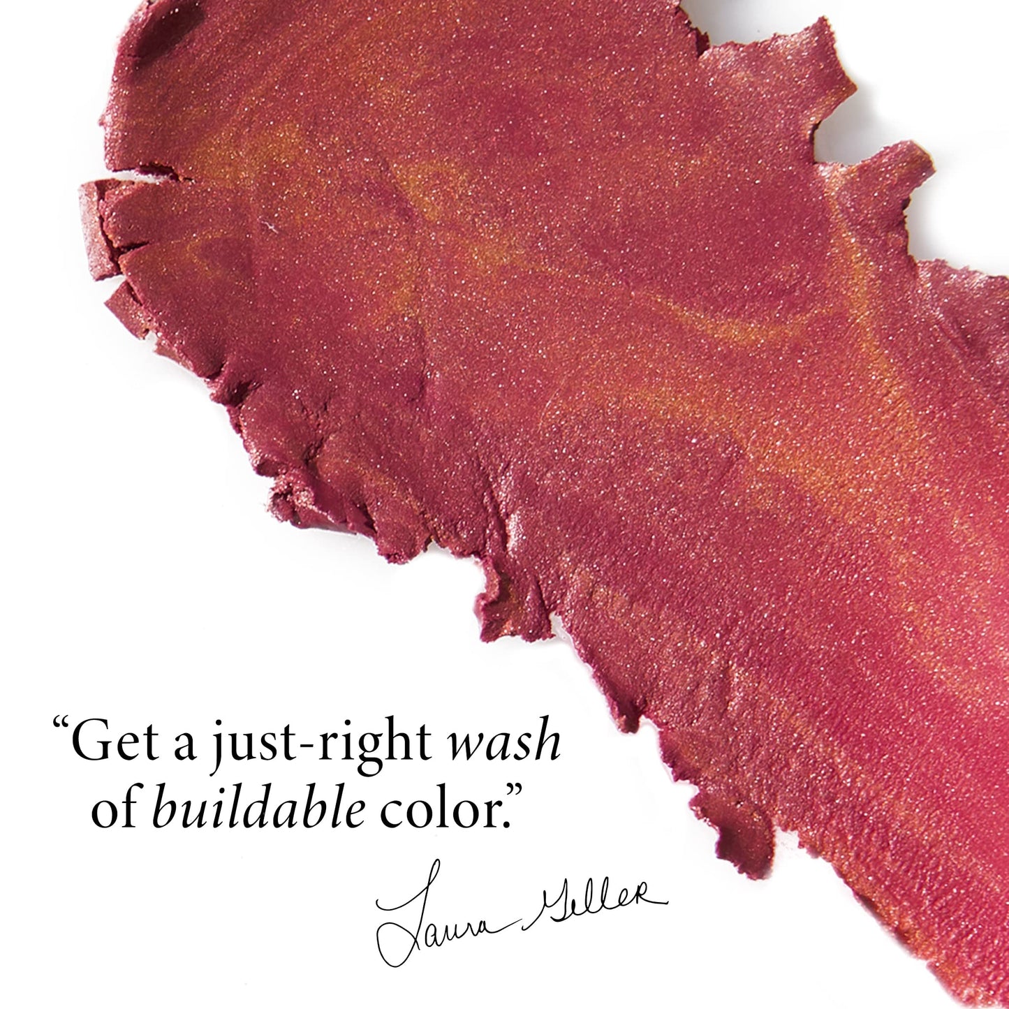 LAURA GELLER NEW YORK Italian Marble Blush Makeup Stick | Cream Finish Marbleized Blush for Cheeks, D'oro Berry