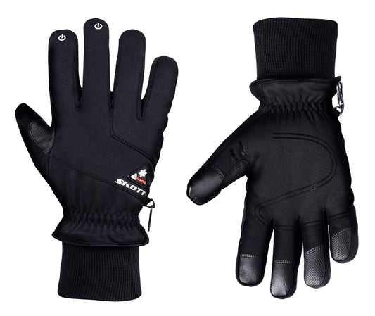 skott Blizzard Insulated Winter and Multi-Sport Gloves for Outdoor Activities with Unisex Design and Touch Screen Feature